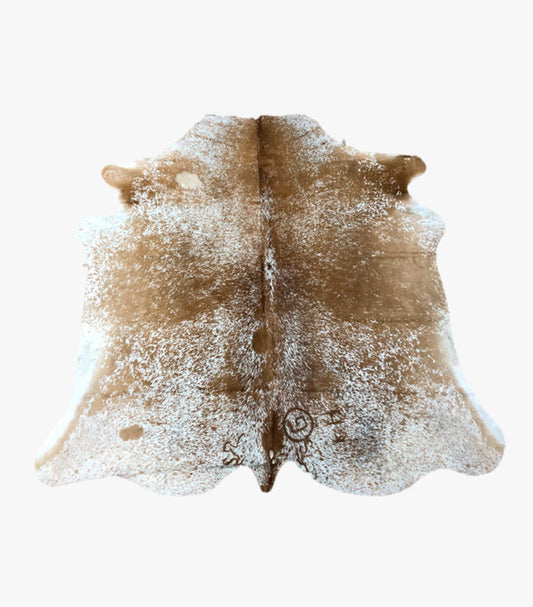 BROWN SALT & PEPPER COWHIDE RUG Designleathers