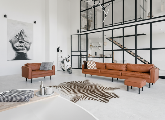 Cow HIde Rug ZEBRA Print COWHIDE RUG 42 SQFT