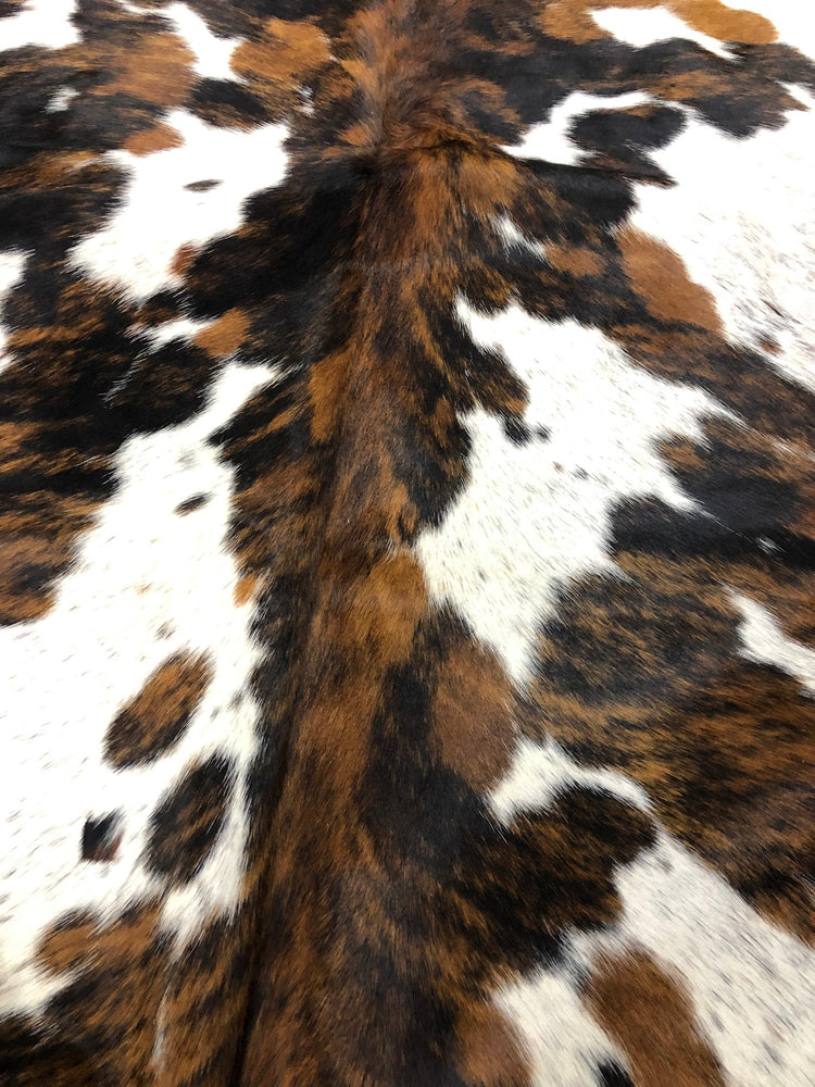 TRICOLOR COWHIDE RUG - 42 Sqft