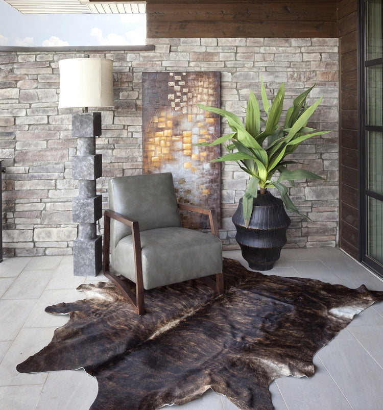 BRINDLE COWHIDE RUG - 42 sqft