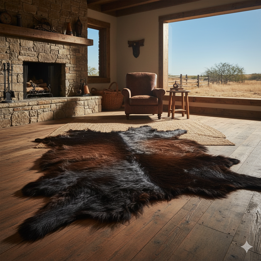 Bison hides